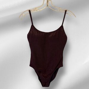 WET One Piece Bathing Suit In Eggplant nwt